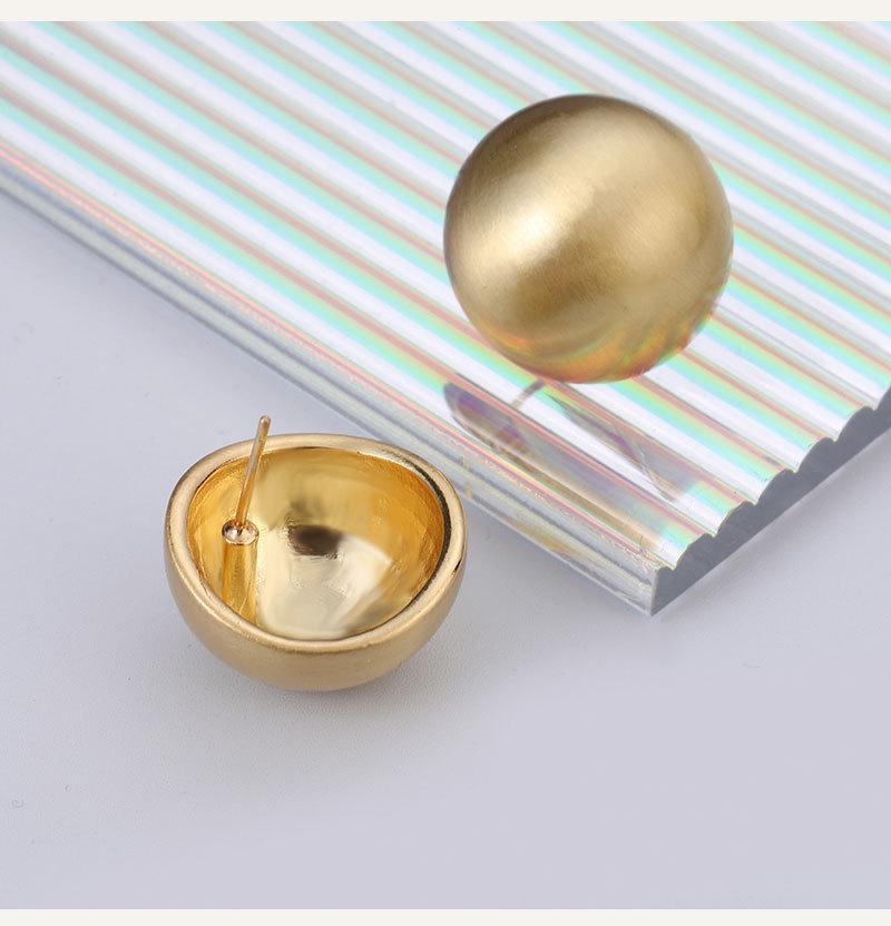 Yang Caiyu Stil Hohle Silberne Halbkreis-Ohrringe: Originell, Elegant, Schlichte Sommer-Ohrstecker