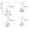 Space Saving Rotatable Hanger Hooks Plastic Spinner Hanger Bag Hanger Four Claw Hooks  Home