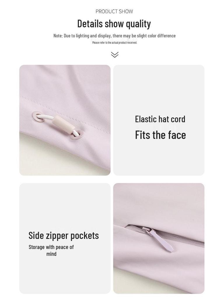 Unisex Trendy Thin Hooded Cropped Jacket for Spring/Autumn - Versatile Outdoor Couple Style