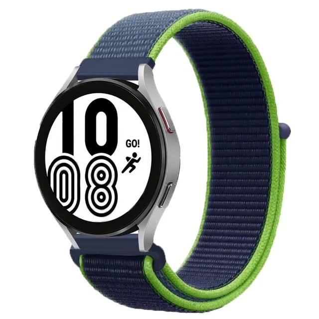 20mm 22mm Nylon-Schlaufenband Für Garmin Forerunner 265 965 255 255M 245 645 158/Venu 2Plus/Vivoactive 4 3/Venu SQ 2 Armband