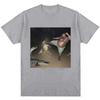 Man Kicking Alligator in Swamp Funny Cotton TShirt Men Y2K Summer Short Sleeves Vintage Oversize Tshirt Streetwear Women Tops