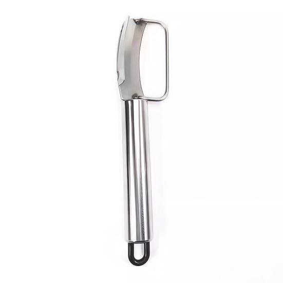 Stainless Steel Stem Lettuce Peeler Curved Blade Vegetable Peeler
