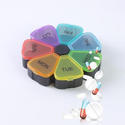 Yousheng Weekly Pill Organizer Medicine Container BPA Free Large Capacity Multiple Compartments Pill Container Case