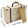20/30/50PCS Mini Suitcase Party Favor Box with Tags Travel Party Decorations Bridal Shower Wedding Favors For Guests Candy Boxes