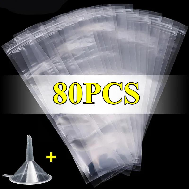 

Летние одноразовые пакеты для мороженого на палочке, самодельные пакеты для мороженого, большие герметичные пакеты для заморозки, пакеты для сока, йогурта, смузи с воронкой и инструментами OPP+Funnel 80PCS