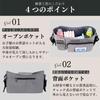 Stroller Bag with Shoulder Drink and Organizer 2-Way Bag, Holder, Pocket, Under-Bag (Gray)
