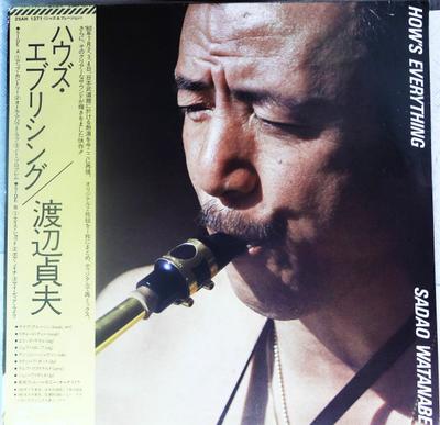 LP-Platte SADAO WATANABE Hows Everything 25AH1371PROMO CBC SONY 1981 Japan Obi Jazz Gebraucht