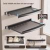 LISM Retractable Folding Bathroom Wall Rack