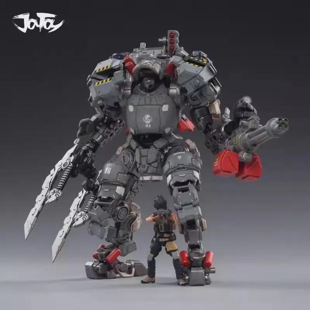 JOYTOY 1/25 God of War 86 Tiekui Dual Pilot lron Wrecker Steel Bone Mecha Christmas Present Hobby Action Figures Model Toys