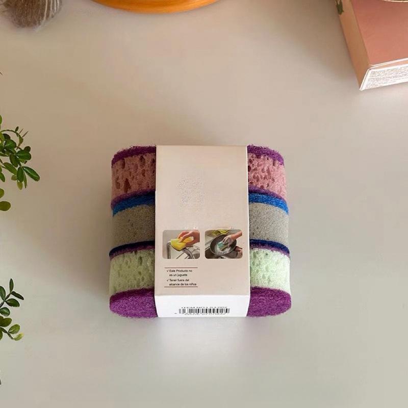 

Household Cleaning Sponge Thickened Double-sided Kitchen Dishcloth Scouring Pad