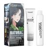 All-in-One Cross-Border Hair Dye Kit: Easy Full-Color Cream with Built-in Comb for Beginners