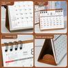 Simple Coil 2026 Desk Calendar Portable Desktop Decoration Mini Calendar Schedule Planner Gifts