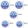 For VW Volkswagen Jetta MK5 Golf 4pcs 56mm 60mm 65mm 70mm 75mm Car Wheel Center Hub Cap Sticker For Volkswagen VW CC GTI Polo Go