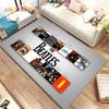3D B-Beatles Rock Band Area Rug,Carpet Rug for Home Living Room Children Bedroom Sofa Doormat Decor,kids Play Non-slip Floor Mat