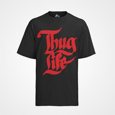 2pac Hip Hop Rot Tupac Shakur Corpo Preto Biggi Musik Thug Life Camiseta Masculina