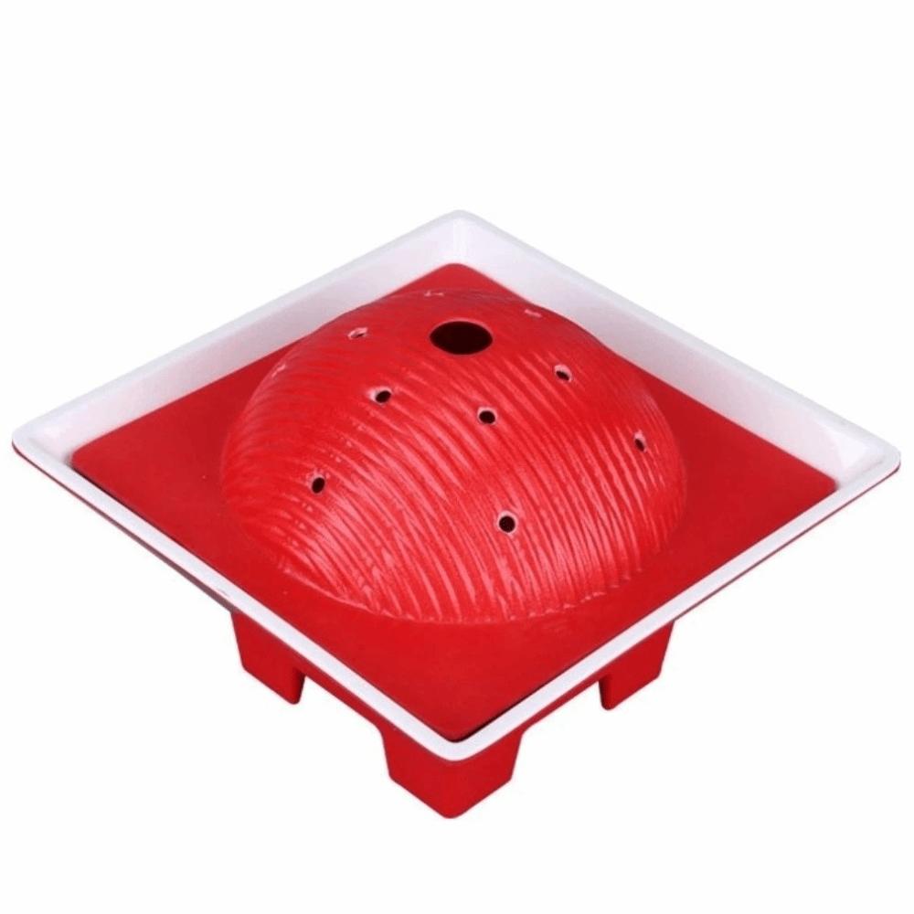Japanese Style Salmon Display Plate Melamine Fat Cow Plate Tableware Seafood Tray  Catering Service S красный