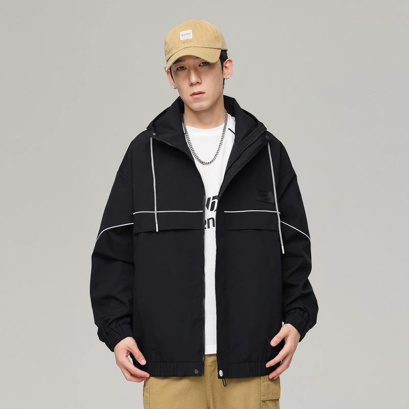 

Модные мужские разноцветные куртки Осень Новые трендовые мужские куртки Рабочая одежда Спортивные топы 3XL