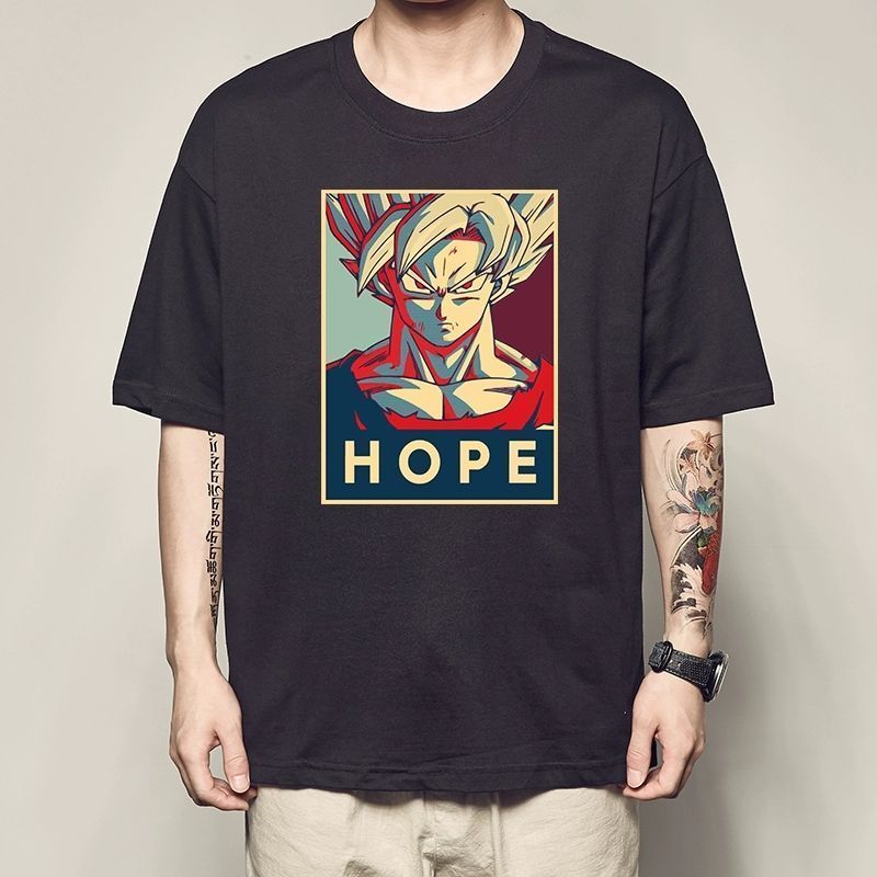 Last Language  Dragon Ball Little Wukong T-shirt Trunks Short-sleeved Dragon Ball Garin Fairy Peach White Clothes