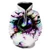 Halloween Movie Christmas Night Skull Jack Hooded Sweater Men's Digital Printing Personality Hoodie Women
