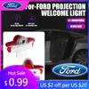 Car Sticker 2PCS Car Badge Door Welcome Lights LED Laser Projector Lamps Auto Accessories For Ford Max 2007-2008 FOCUS Mondeo 20