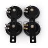 Universal Motorcycle Electric Horn Kit 12V 24V 36V 48V 60V  Waterproof Round Loud Horn Speakers For Scooter Moped Dirt Bike Atv