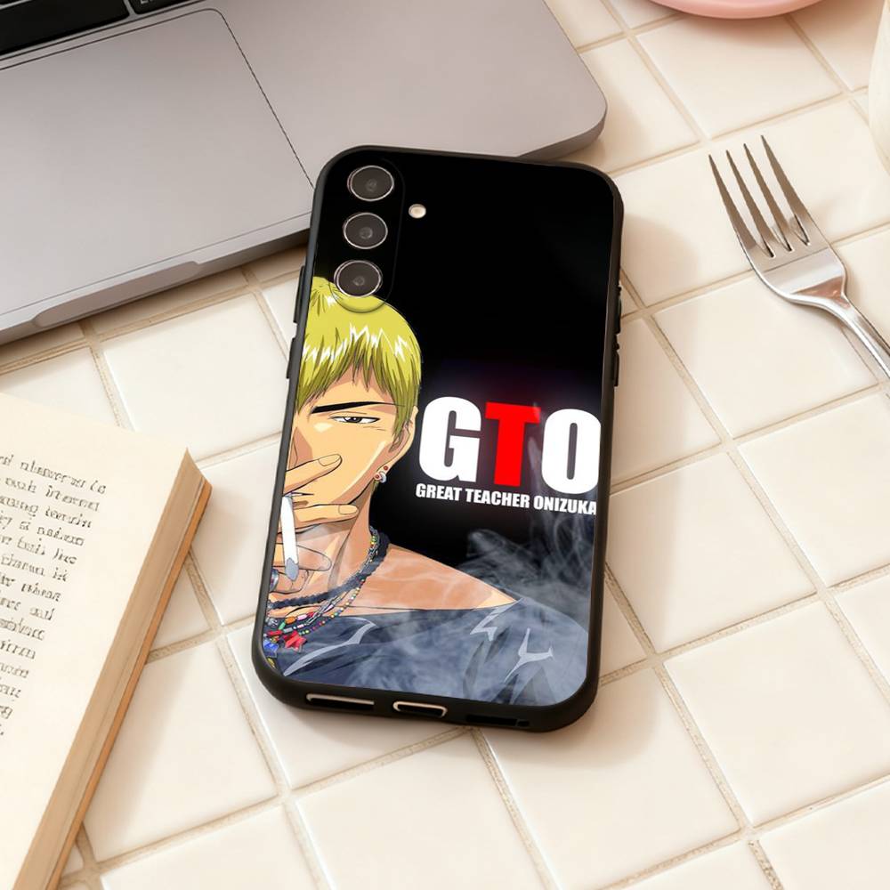 Great T-Teacher Onizukas Anime phone Case For Samsung Galaxy A73,A72,A71,A70,A53,A52,A51,Others Soft Black Shell