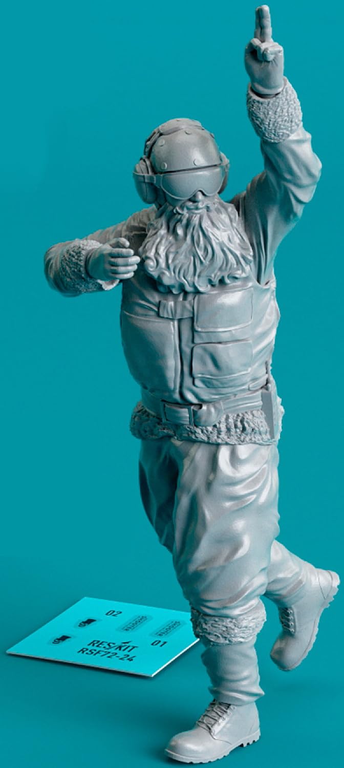 

Reskit Aircraft Carrier Deck Crew Santa 3D Printer Kit 1/72 RSKF72-0024