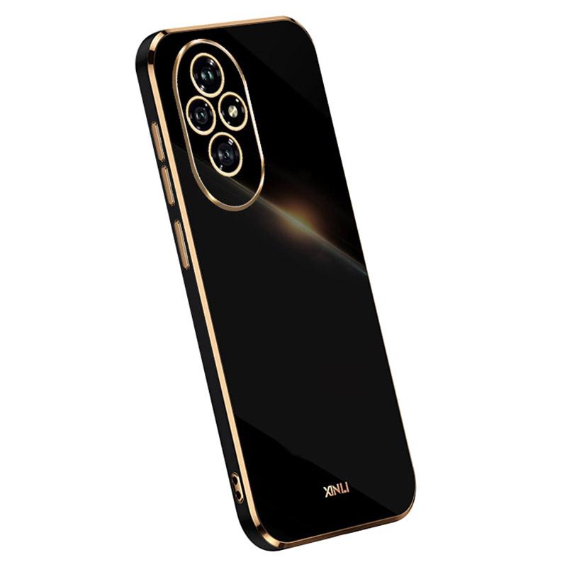 XINLI For Honor 200 5G TPU Case Phone Cover Electroplating Golden Edge