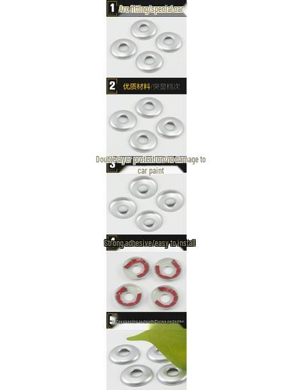 Ankeer Decorative Frame: Fits 16 XT5 Door Lock Covers with Electroplated Lock Buckle Limiter and Bright Patch.