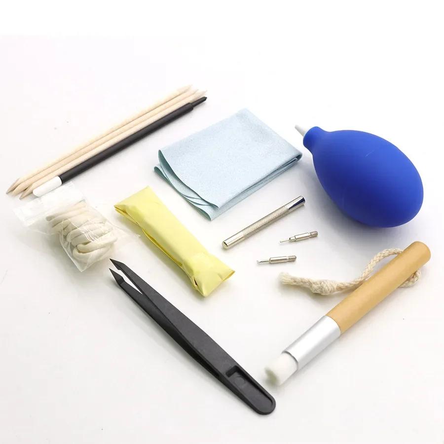 13pcs Watch Dust Air Blower Pump Rubber Cleaning Wristwatch Parts Cleaner Brush Tool Cleaning Suit Watch Repair Tool Care Kit