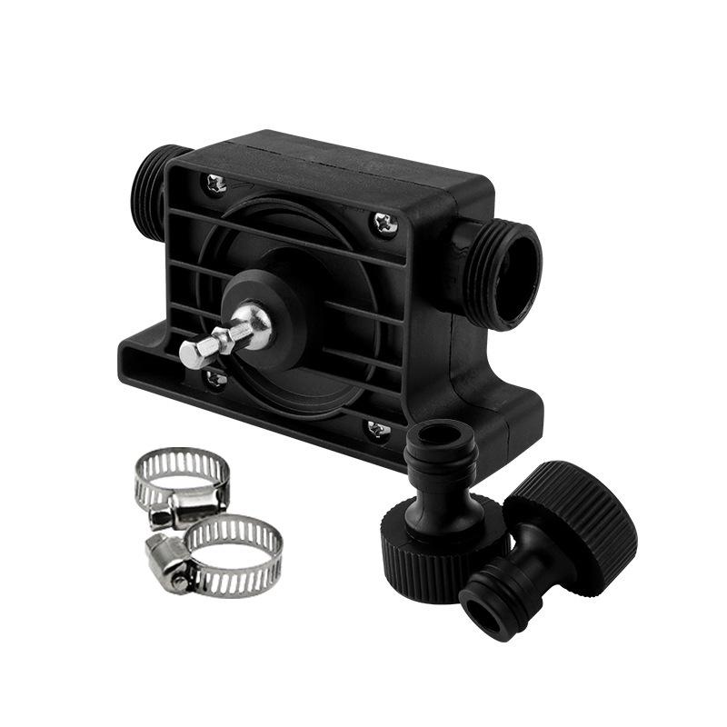 Mini Electric Drill-Driven Water Pump with High Flow & Dual Connectors