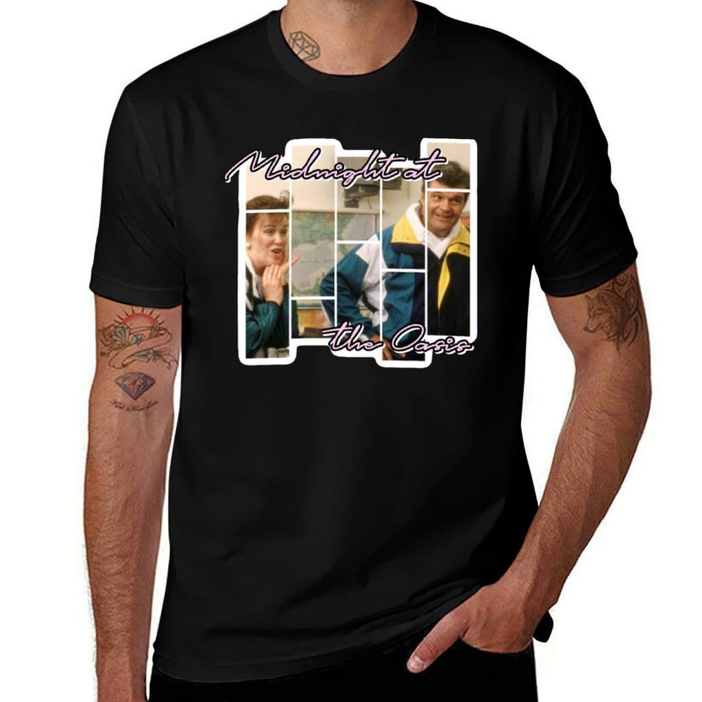 Waiting For Guffunisex Ron Amp Sheila Albertson Tshirt Basic Plain Short Sleeve Crew Neck Tee