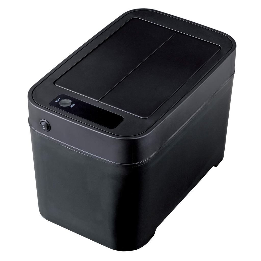 SEIWA Smart Dustbin, 4.5L, Black, WA69, with Automatic Open/Close, Infrared Sensor, and Battery Operated, for Car Interiors