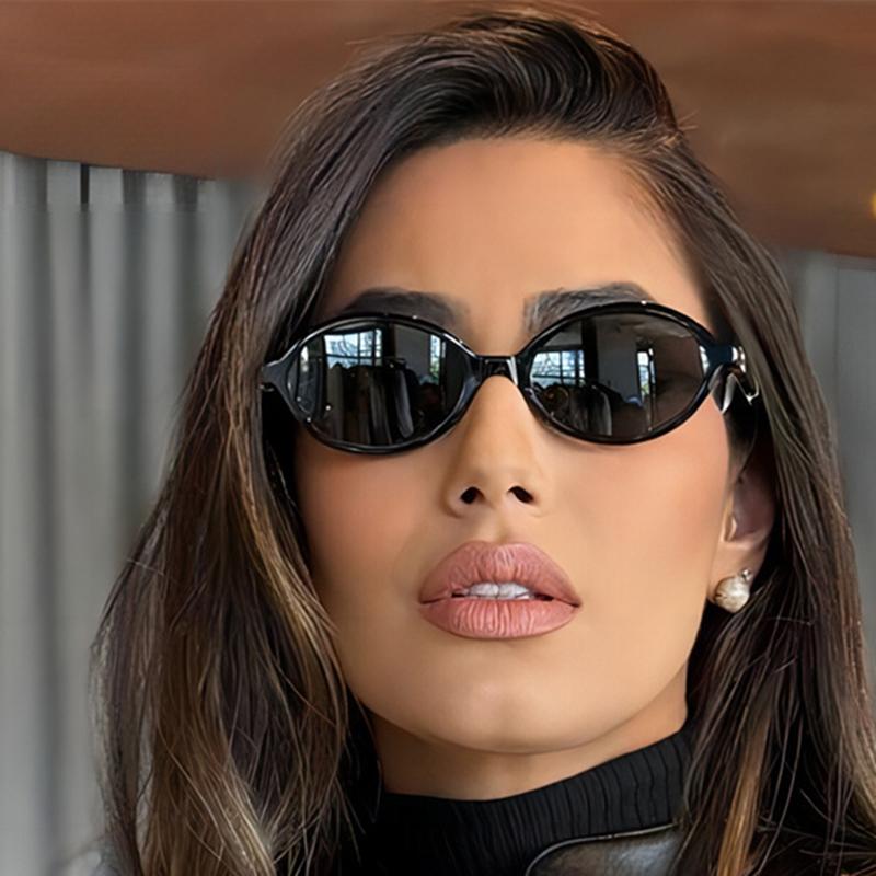 Vintage Oval Sunglasses NEW Women Luxury Brand Designer Small Oval Anti Blue Light Glasses Retro Fashion Men Leopard Eyegalsses