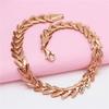 Purple Gold Wheat Ear Bracelet Fashion Light Luxury Versatile Temperament Personalized Color Gold Plated Rose Gold Bracelet