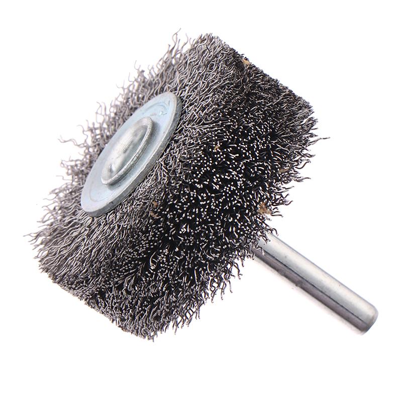 For Metal Rust Removal, Edge Grinding, Deburring Professional Stainless Steel Wire Brush Wheel 2" 50mm - Rotary Polishing Tool