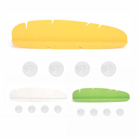 Yousheng 1/2Pcs Leaf Shape Sink Splash Guard with Suction Cups Vegetable Washing Water Splash Protector Kitchen Countertop Anti-Splash Board