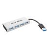 Concentrator (hub) - Icy Box - Ib-ac6104 - 4 Ports - Usb 3.0 - Grey
