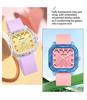 Sanda Colorful Minimalist Student Quartz Watch with 3D Scale and Waterproof Design