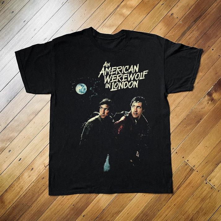An american werewolf in london tshirt_ vintage movie tshirt XL