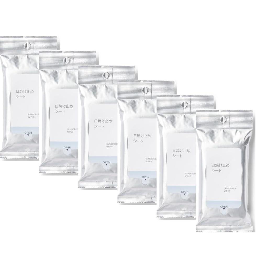 Muji Sunscreen Sheets 12 SPF12 PA+ 6 bag set outings