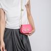 Fashionable Autumn Mini Bag For Women Chic Saddle Shape With Chain Strap