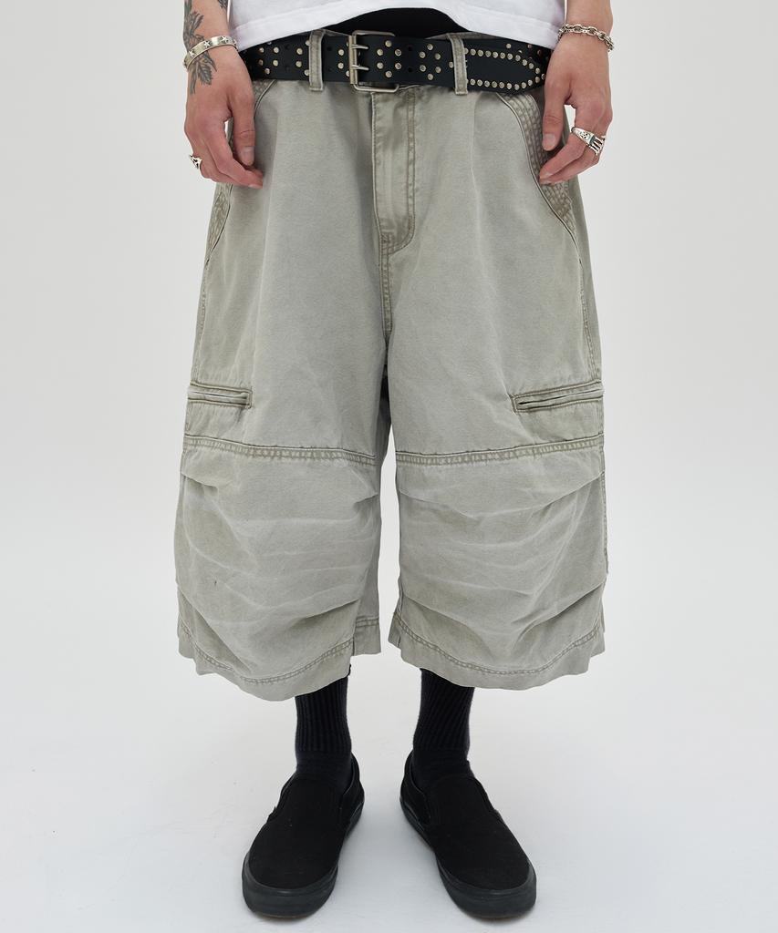 Seuweideu Utility Cargo Shorts [Gray]