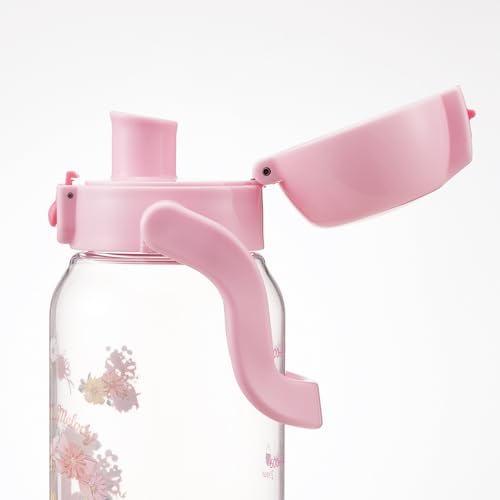 Skater Drink Marker Bottle 1L Easy to see the amount you drank at a glance Water bottle with handle Plastic My Melody Paint Sanrio PDMK10-A