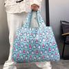 Tote Bag Large Capacity Tote Bag Satchel Lightweight Shopping Bag Printed Pattern Outdoor Foldableable Satchel Camping Style Travel Bag