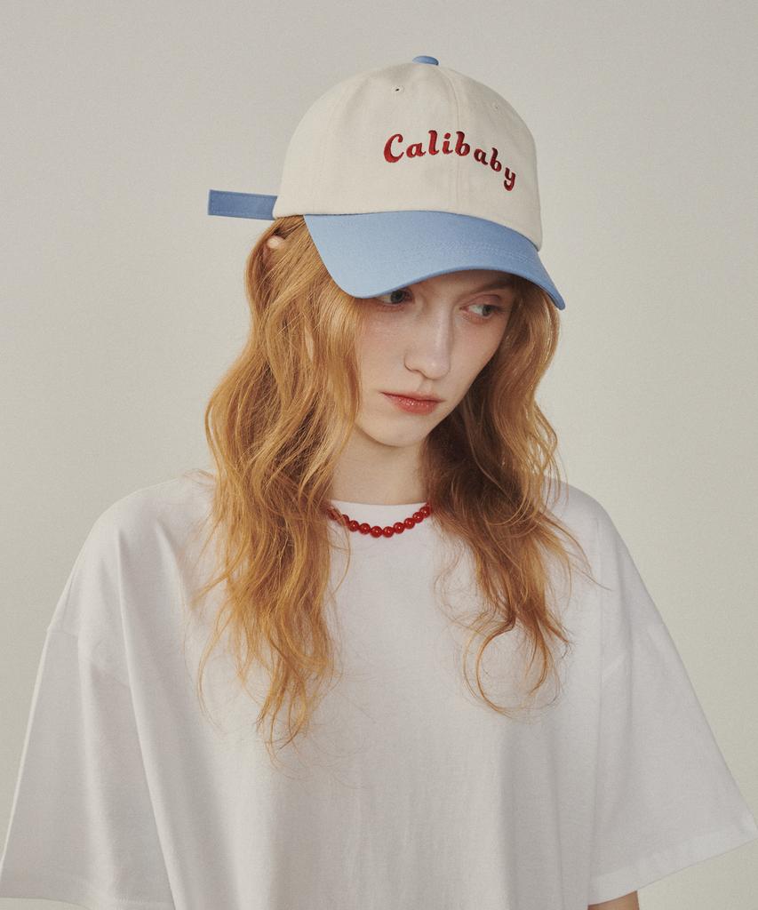 MELLY&ROSE Calibaby Two-Tone Ball Cap (315352)_Cream
