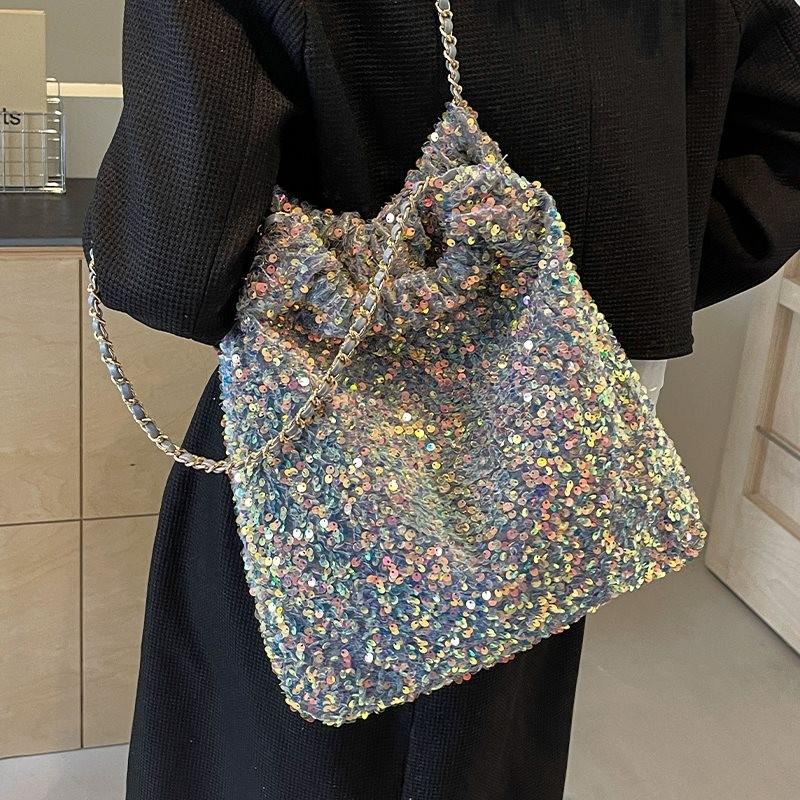 Fashionable High Quality Large Tote Bag For Women With Eye-catching Sequin Accents