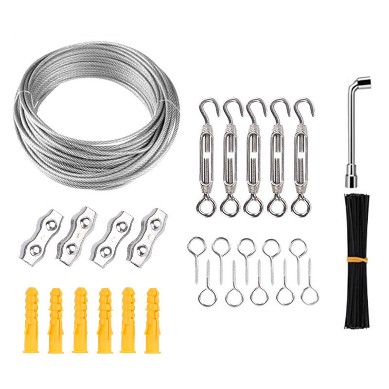 Stainless Steel Wire Rope Suspension Kit for Industrial Traction & Lifting