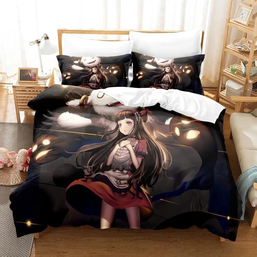 New Anime Magical Girl Raising Project Bedding Set Single Twin Full Queen King Size Bed Set Adult Kid Bedroom Duvet Cover Sets