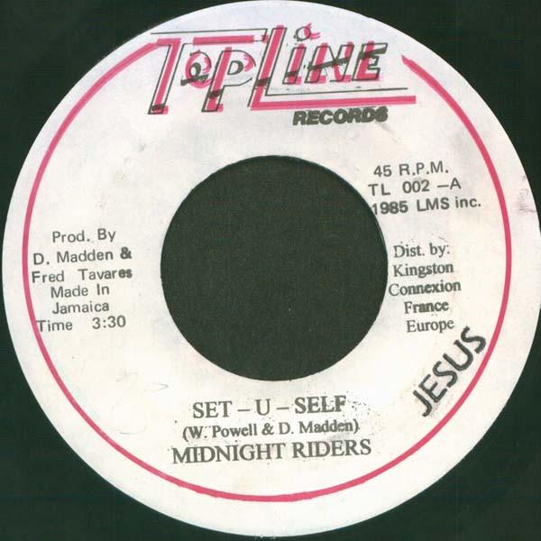 

7inch Record MIDNIGHT RIDERS Set U Self TL002 Top Line Record 2010 Jamaica Reggae Ska Dub Used